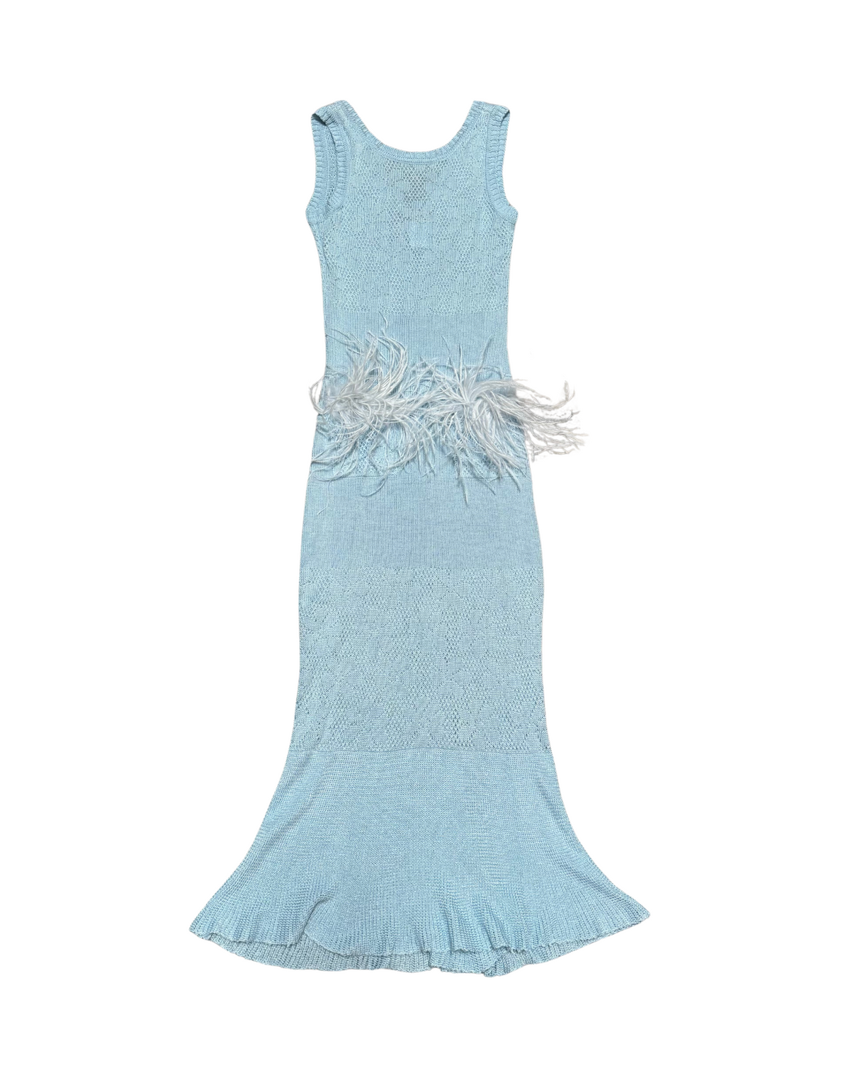 Revolve ANDREEVA Knit Dress in Blue