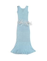 Revolve ANDREEVA Knit Dress in Blue