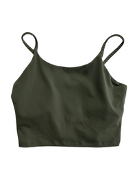 Adanola- Green Cropped Active Tank