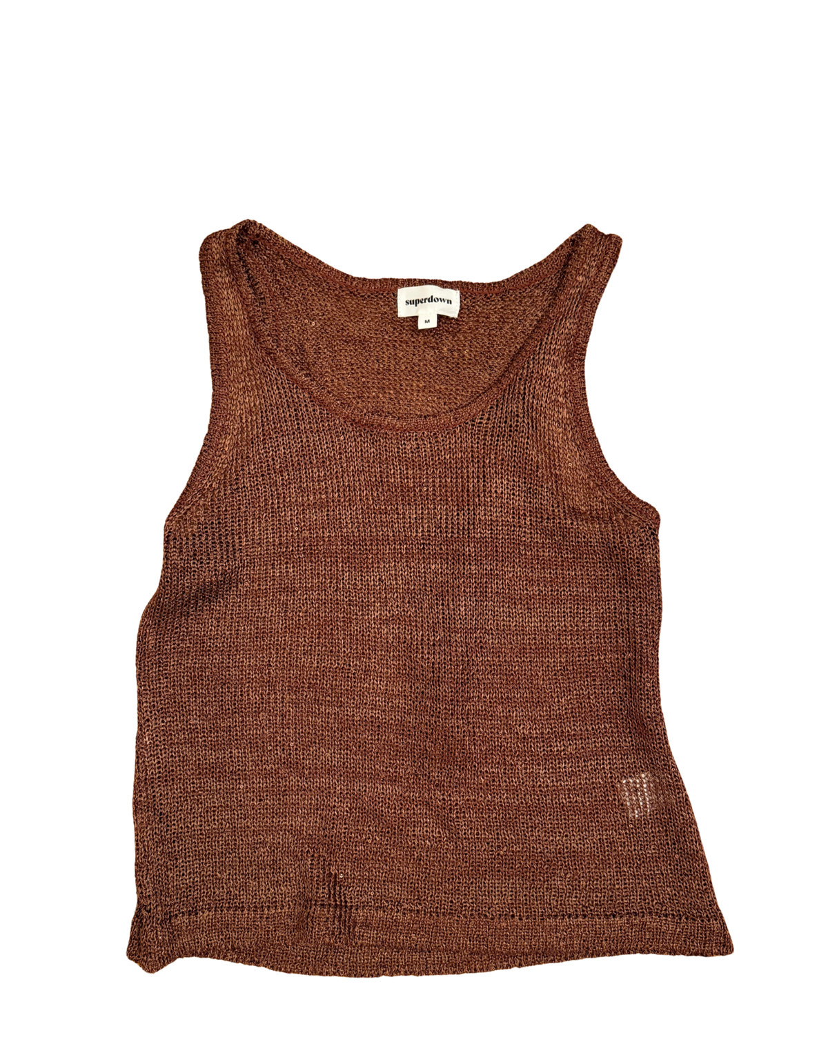 superdown Miranda Knit Top - Chocolate (Like New)