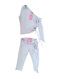 Edikted - Adara Tie Capri Pants and One Shoulder Top - New With Tags