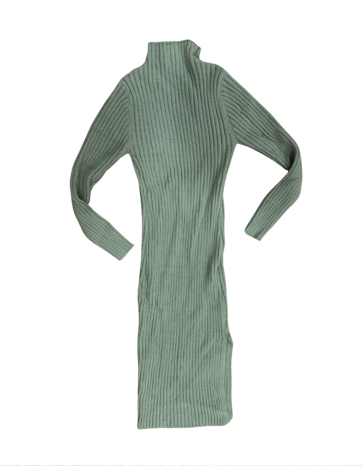 Lulus - Green Maxi Sweater Dress