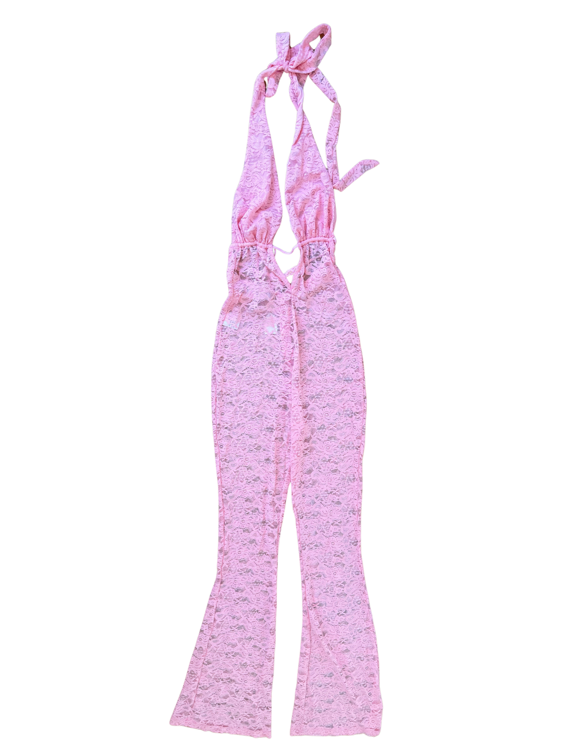That's so Fetch - Nayla Lace Jumpsuit - Baby Pink - US 2 (Like New)