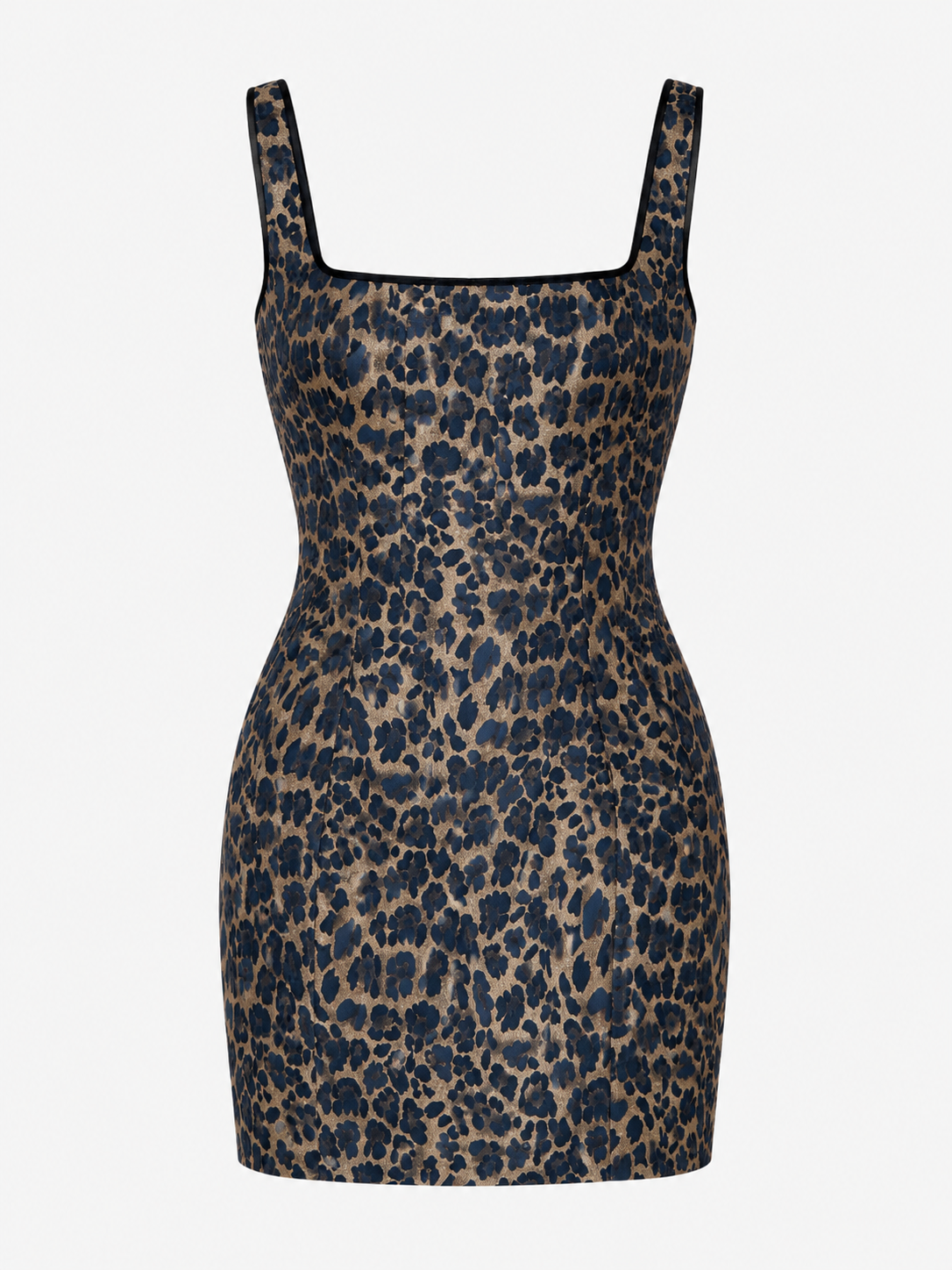 Saylor - Cheetah Print Mini Dress with Bow (Size XS) - New With Tags