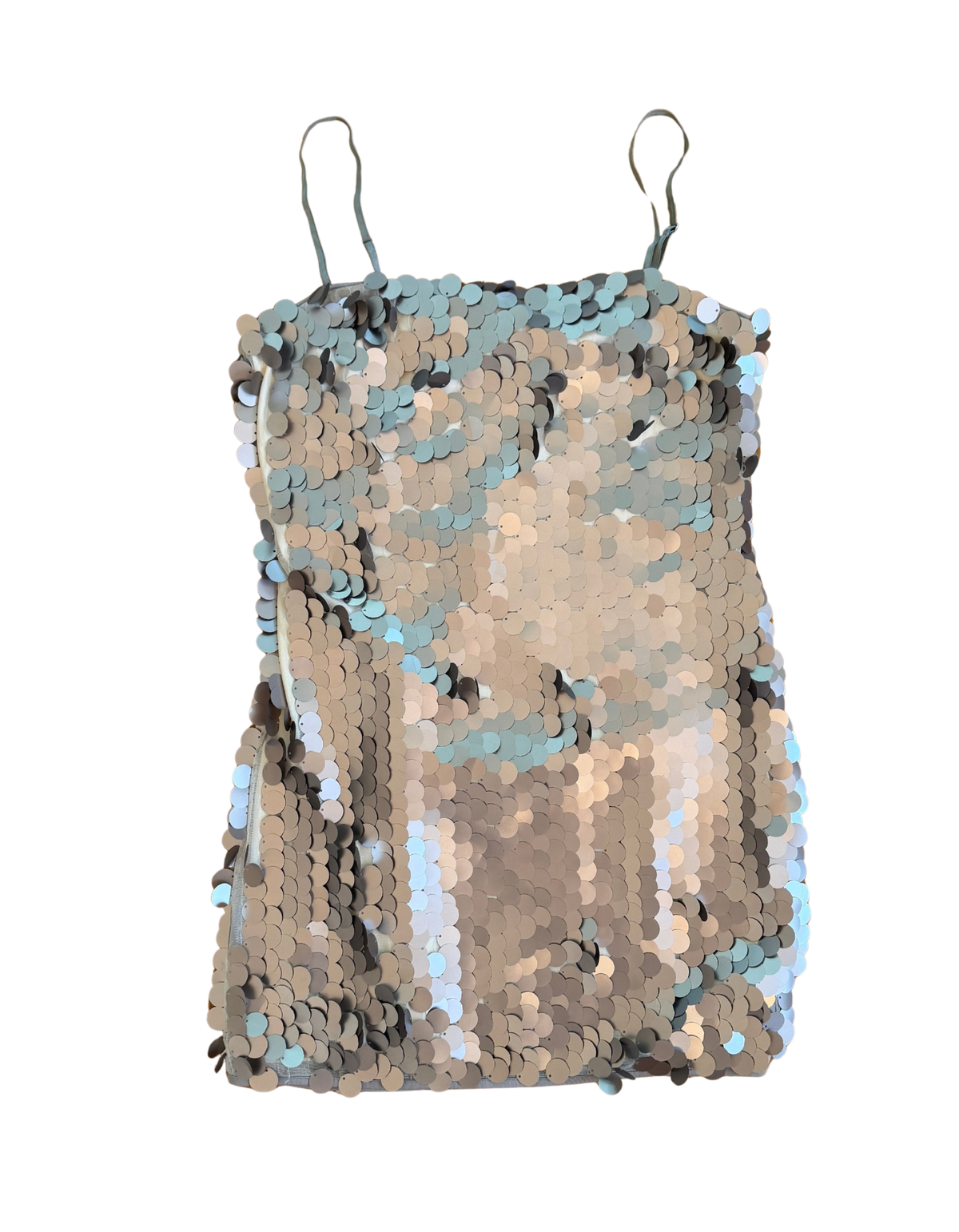 More To Come - Yarina Mini Dress - Matte Silver  - S (Like New)
