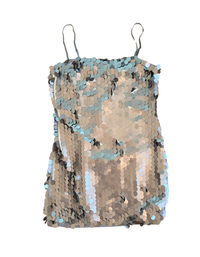 More To Come - Yarina Mini Dress - Matte Silver  - S (Like New)