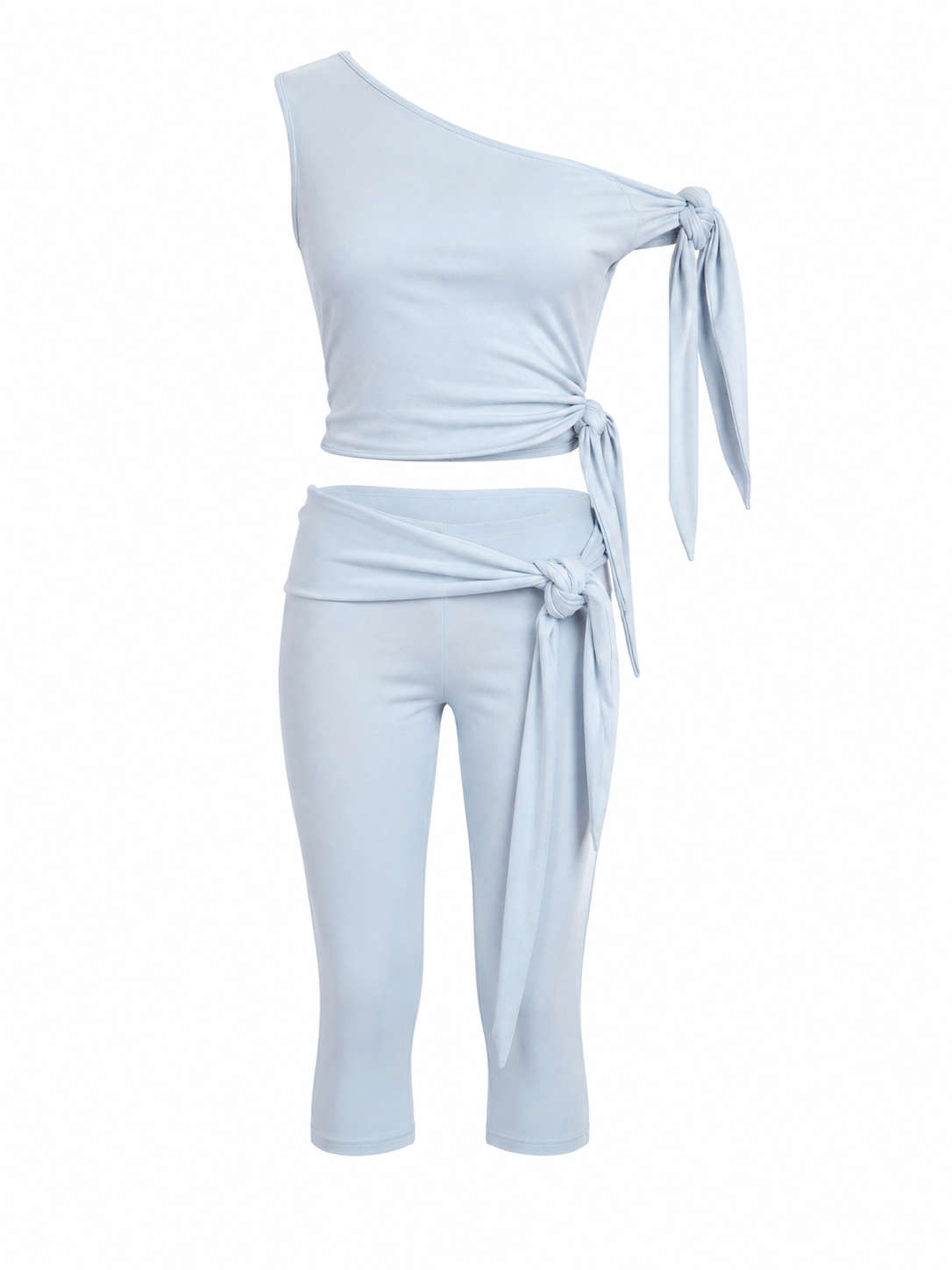 Edikted - Adara Tie Capri Pants and One Shoulder Top - New With Tags