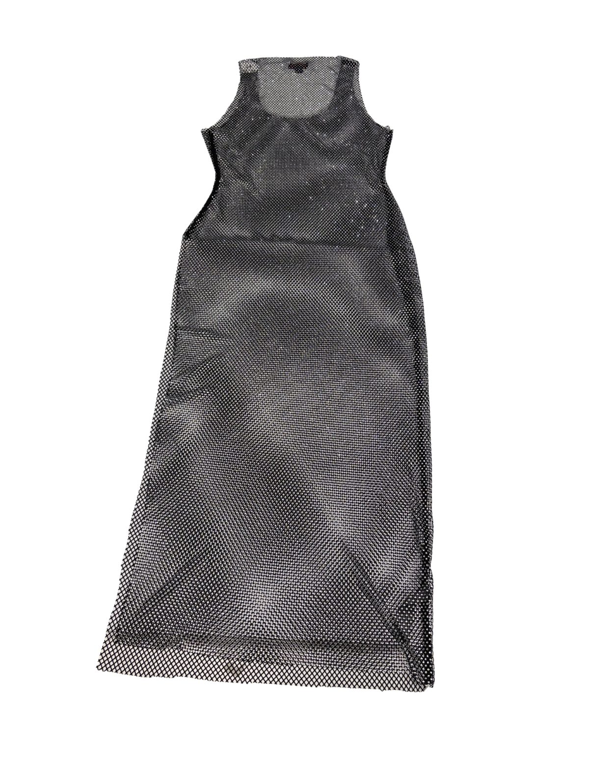 Misspap - Black Rhinestone Maxi Dress - LG (Like-New)