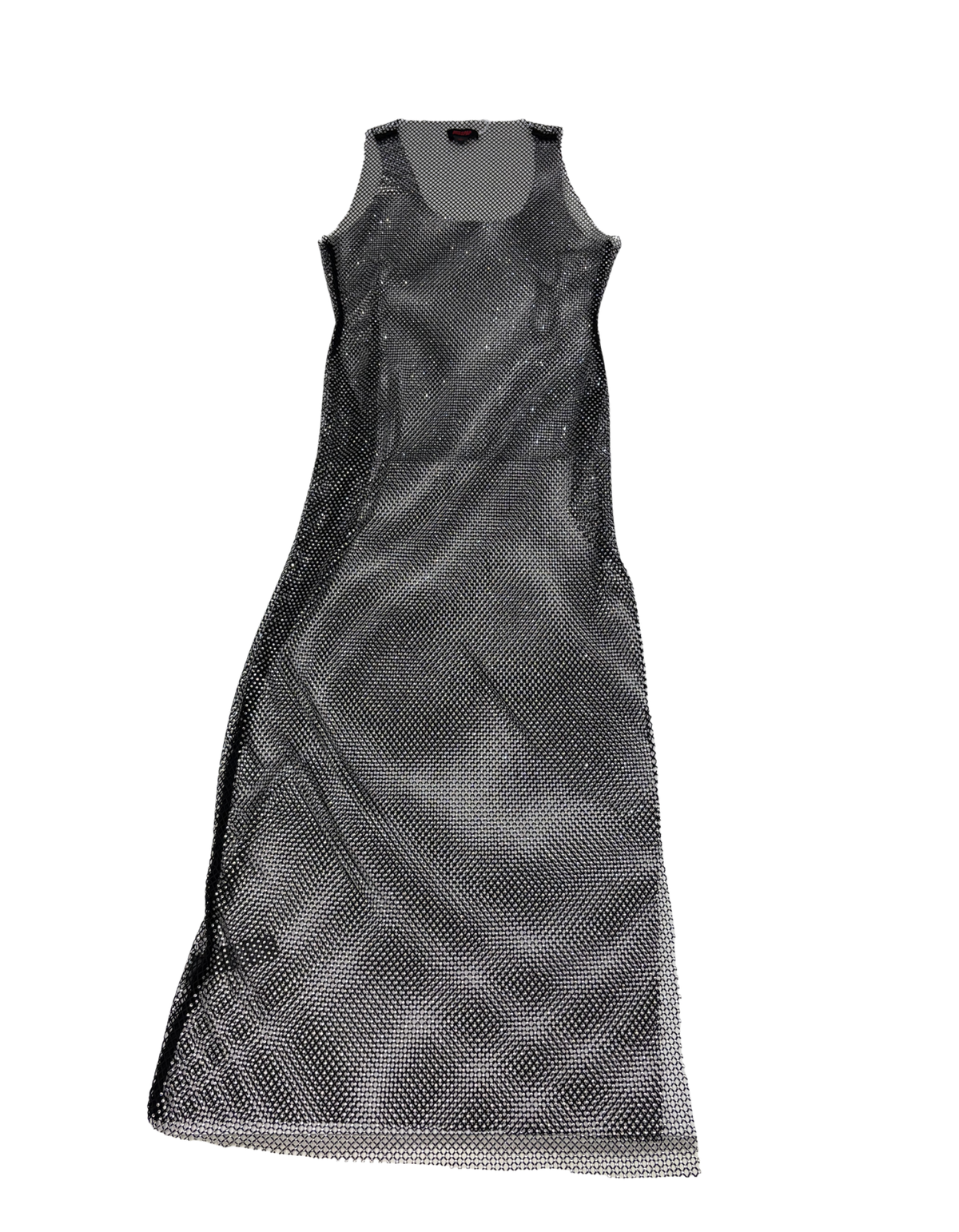 Misspap - Black Rhinestone Maxi Dress - LG (Like-New)