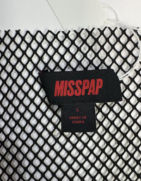 Misspap - Black Rhinestone Maxi Dress - LG (Like-New)