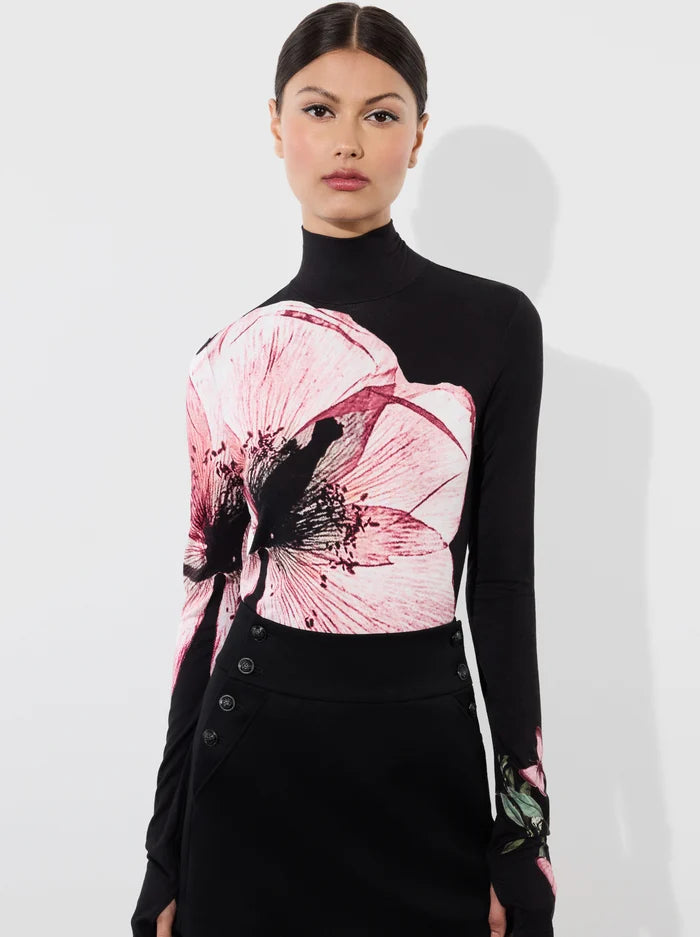 Alice + Olivia - Delaina Long Sleeve Turleneck Top - Size XS (Gently Used)
