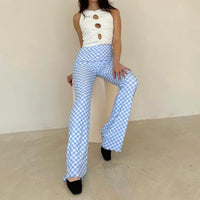 Mary Blue Flare Pants - FINAL SALE