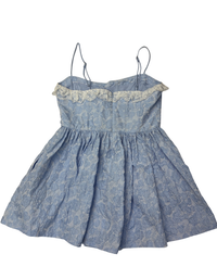 Majorelle - Jalan Mini Dress in Baby Blue - M (Like-New)