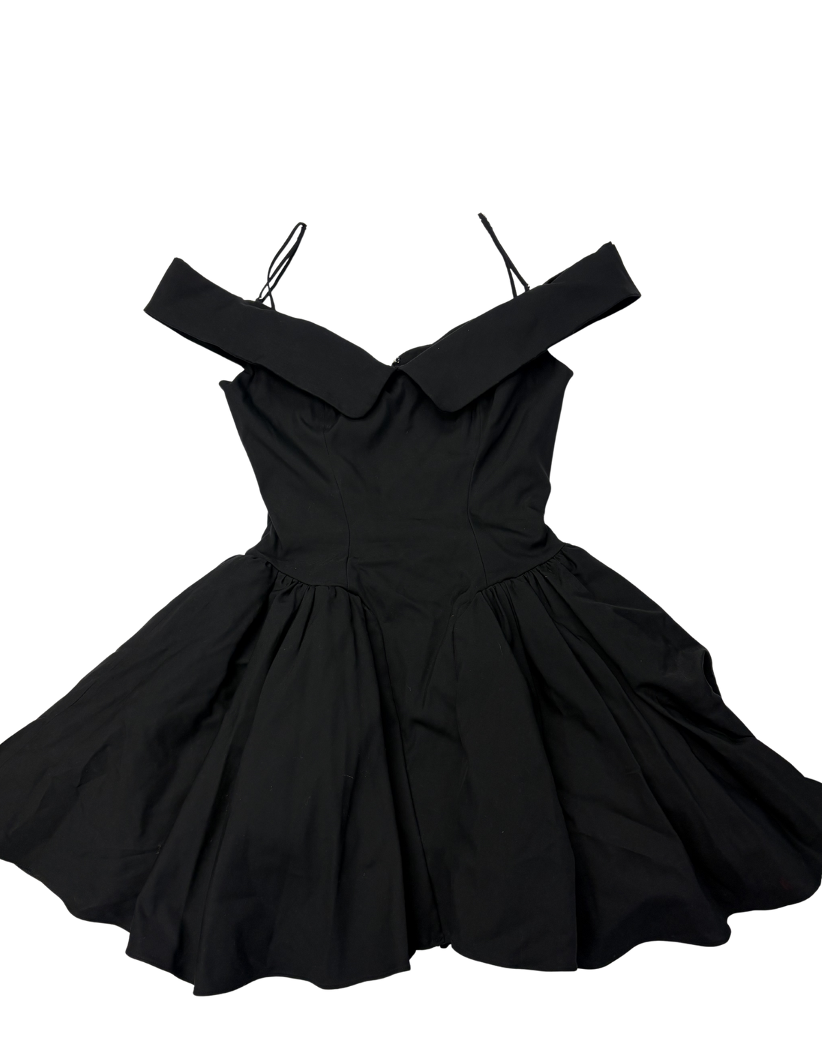 House of CB - Black Off Shoulder Mini Dress - M (Like-New)