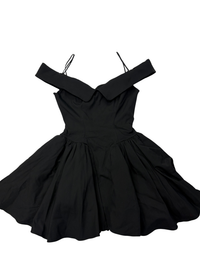 House of CB - Black Off Shoulder Mini Dress - M (Like-New)
