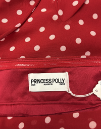 Princess Polly - Delamere Mini Dress Red Polka - US6 (Like-New)