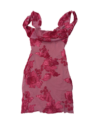 Beginning Boutique - Ada Pink Floral Mini Dress - XS (Like New)