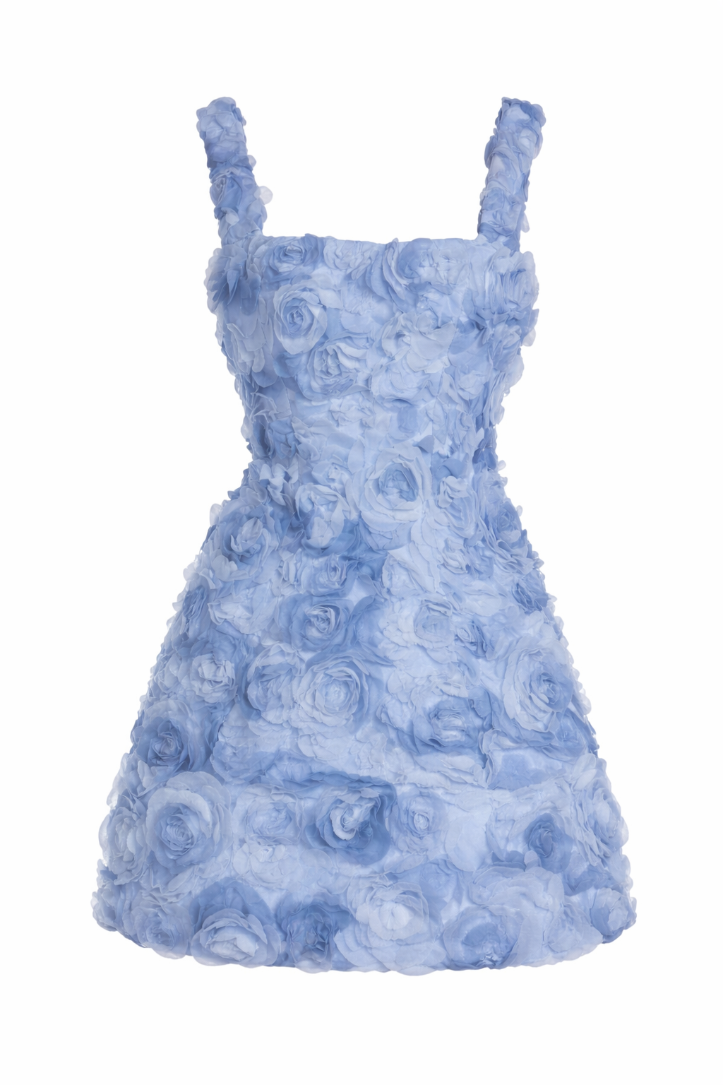 oh polly mini dress Oh Polly - Blue Floral Mini Dress