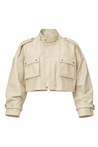 Storets - Leather Cropped Jacket - S/M (Like-New)