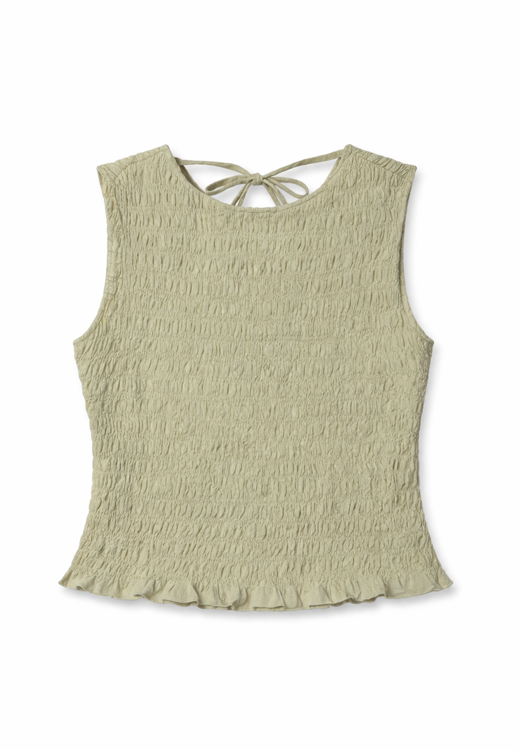 Grey Bandit - Ruched Backless Cream Top - M (Like New)