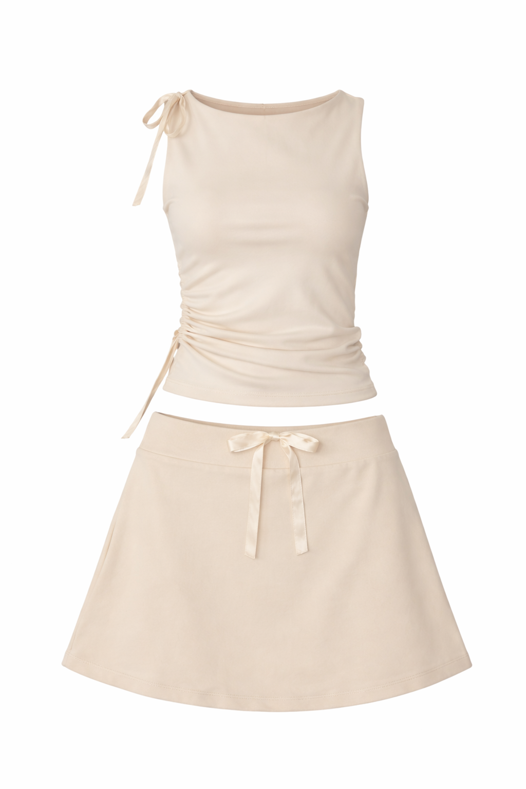 Amelie Teje - Mini Cream Skirt Set - XS (Like-New)