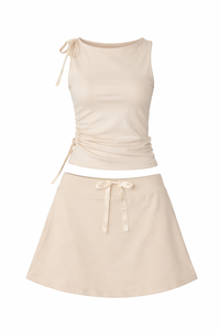 Amelie Teje - Mini Cream Skirt Set - XS (Like-New)