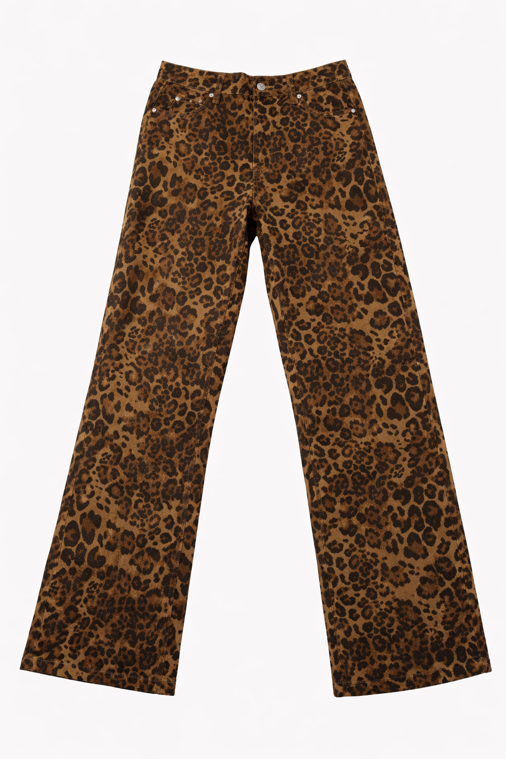 Aelfric Eden - Leopard Print Baggy Jeans - Size 30 (New With Tags)