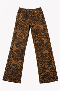 Aelfric Eden - Leopard Print Baggy Jeans - Size 30 (New With Tags)