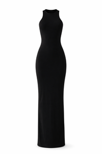 Skims - Black Bodycon Maxi Dress - M (Like-New)