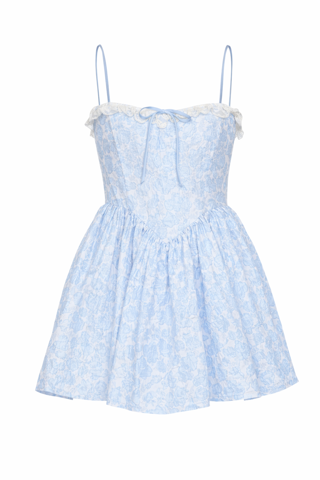 Majorelle - Jalan Mini Dress in Baby Blue