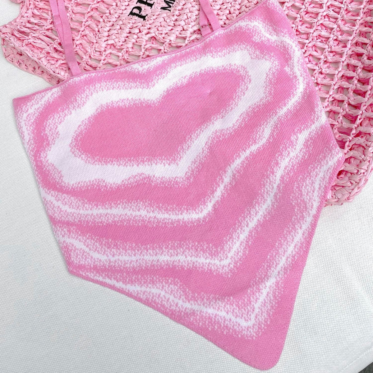 Knit Valentine Top Pink - FINAL SALE