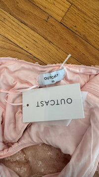 Outcast - Elisae Mini Dress Blush - Pink Sequin Mini Dress - XS (New With Tags)