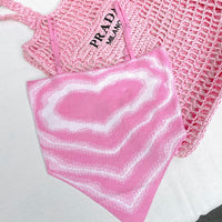 Knit Valentine Top Pink - FINAL SALE