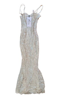 Oh Polly - Silver Sequin Maxi Dress - XS (New With Tags)