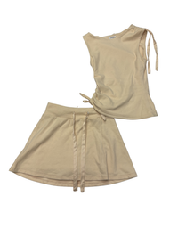 Amelie Teje - Mini Cream Skirt Set - XS (Like-New)