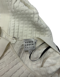 Herve Leger - Anastasia Midi White Dress - XS (Like-New)
