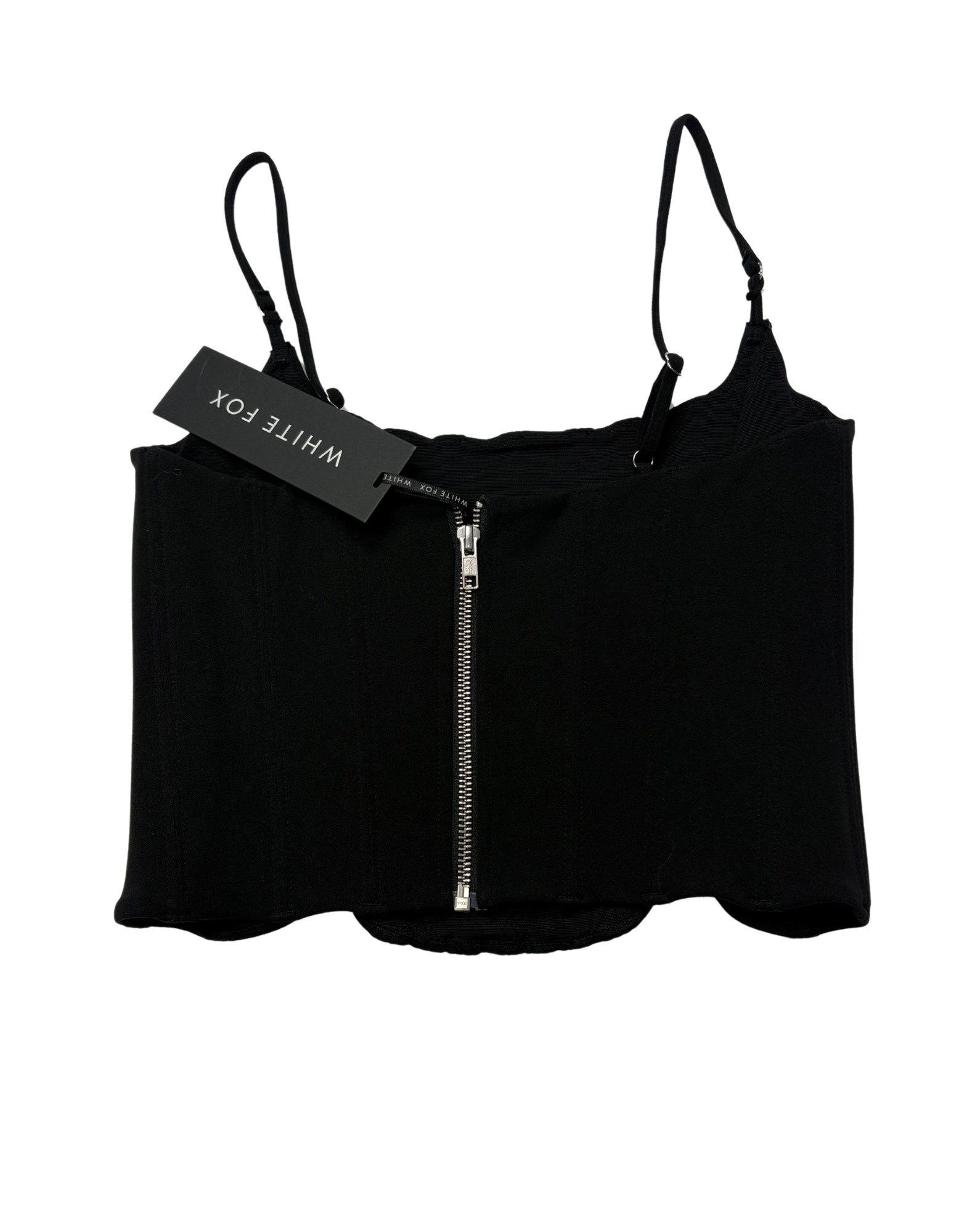 White Fox - Black Corset Top - S (New with Tags)