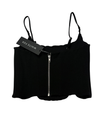 White Fox - Black Corset Top - S (New with Tags)