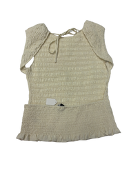 Grey Bandit - Ruched Backless Cream Top - M (Like New)