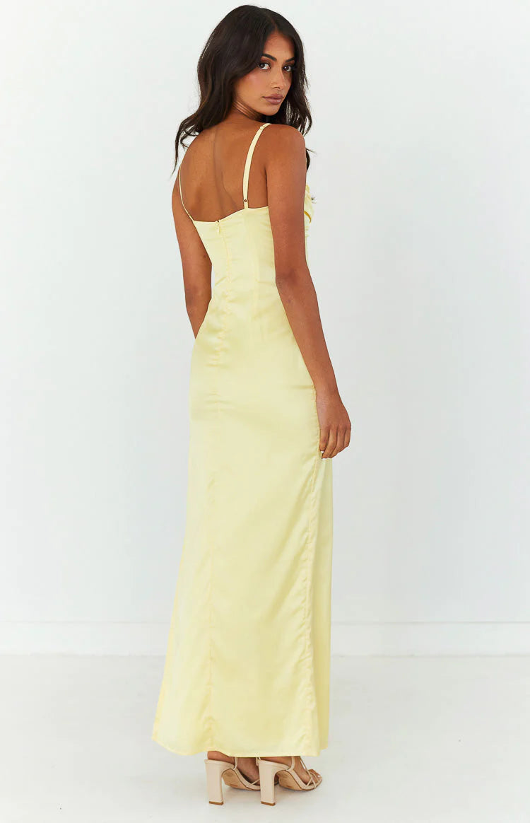 Beginning Boutique - Yellow "Honey" Maxi Dress - NEW WITH TAGS FINAL SALE