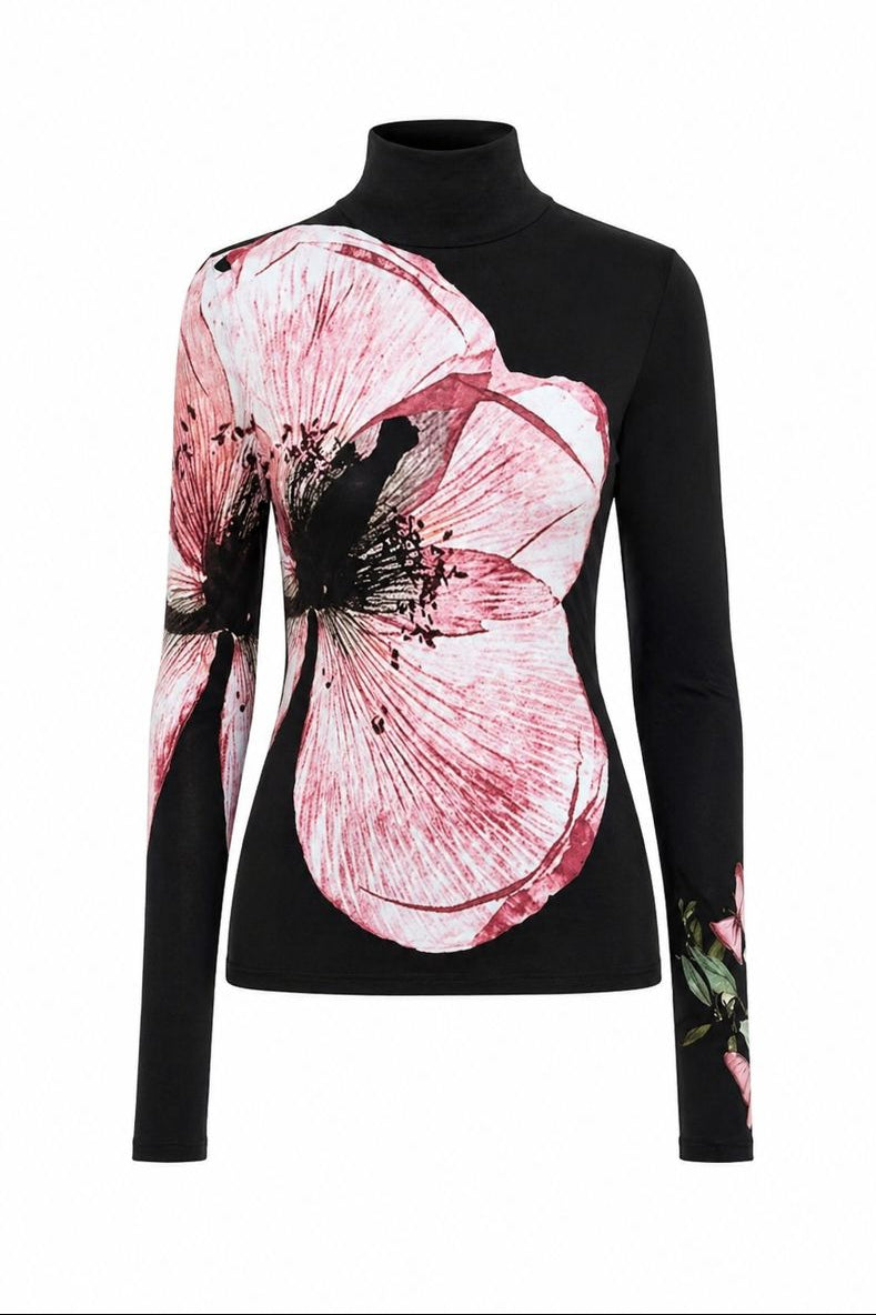 Alice + Olivia - Delaina Long Sleeve Turleneck Top - Size XS (Gently Used)