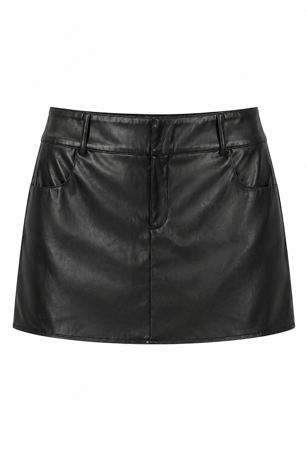 Sanctuary - Faux Leather Black Mini Skort - Size 10 (Like New)