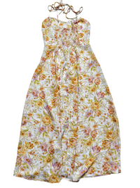 Resa- White Floral Maxi Dress