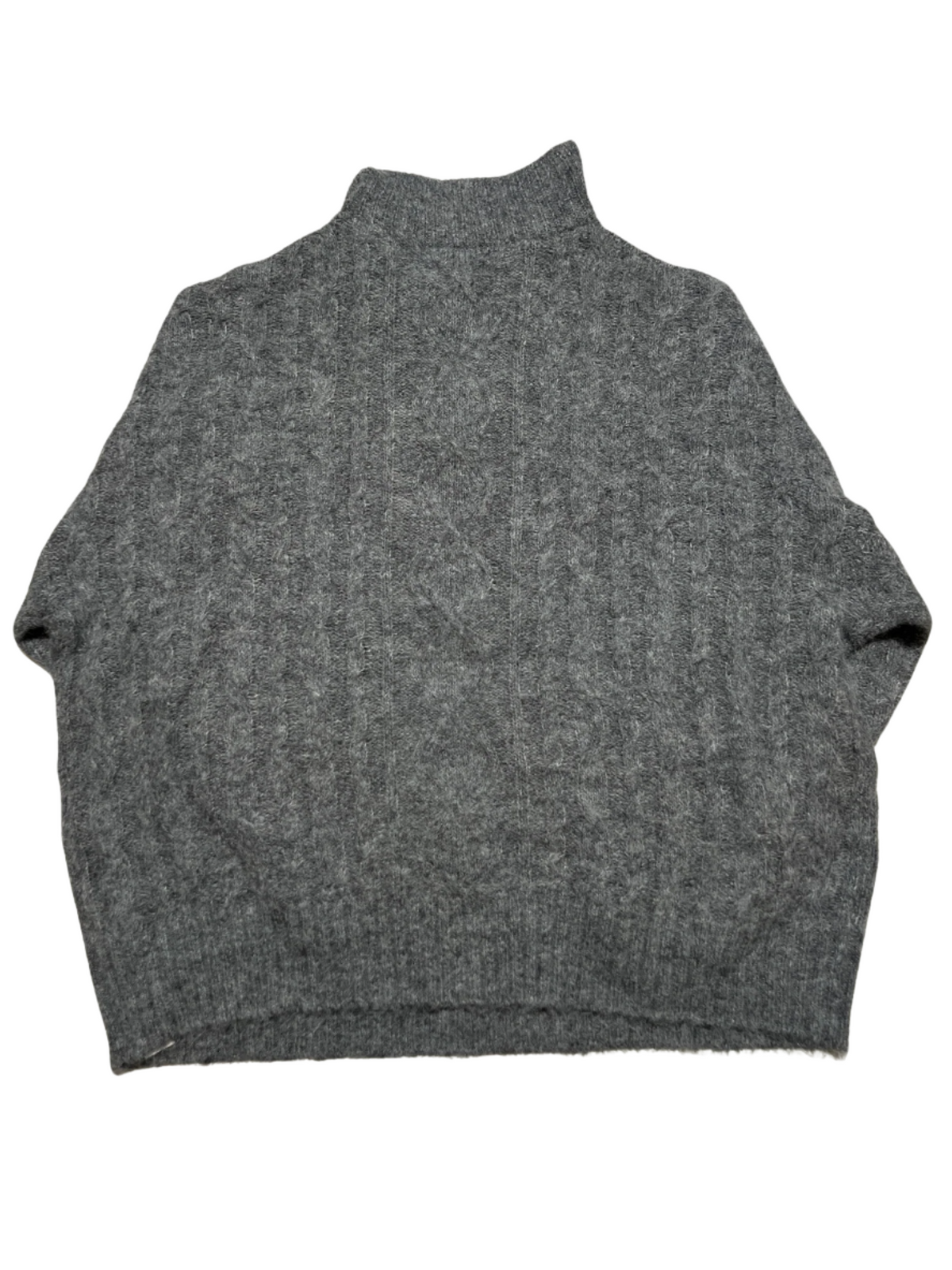 Top Shop- Gray Half Zip Sweater