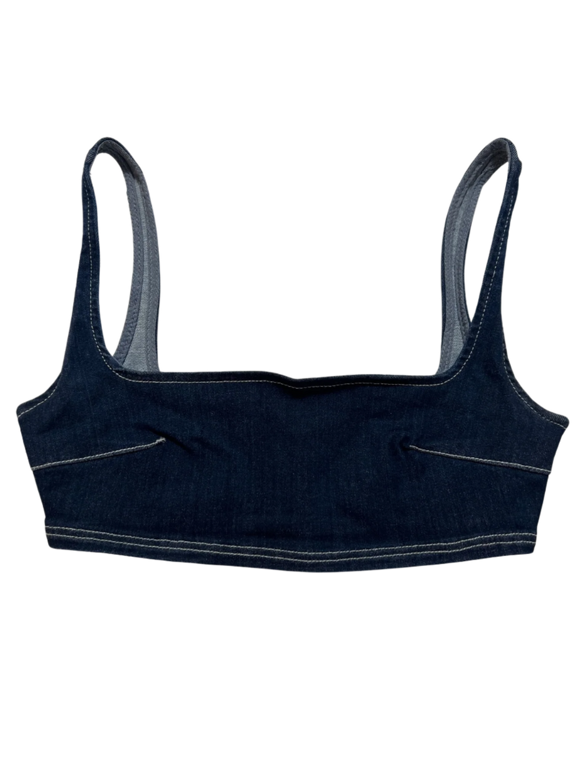 Zara- Denim Crop Top