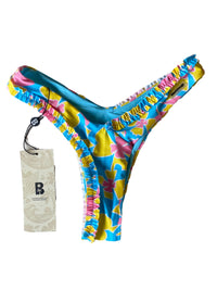 Blackbough - Amelia Frilled Cheeky Bottoms in Pina Colada - NEW WITH TAGS FINAL SALE