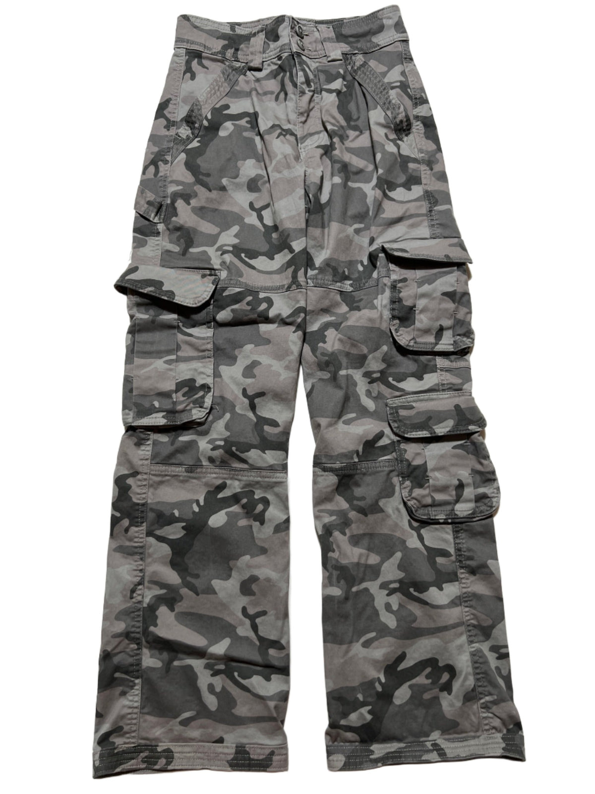 Abercrombie & Fitch- Green Camo Cargo Pants