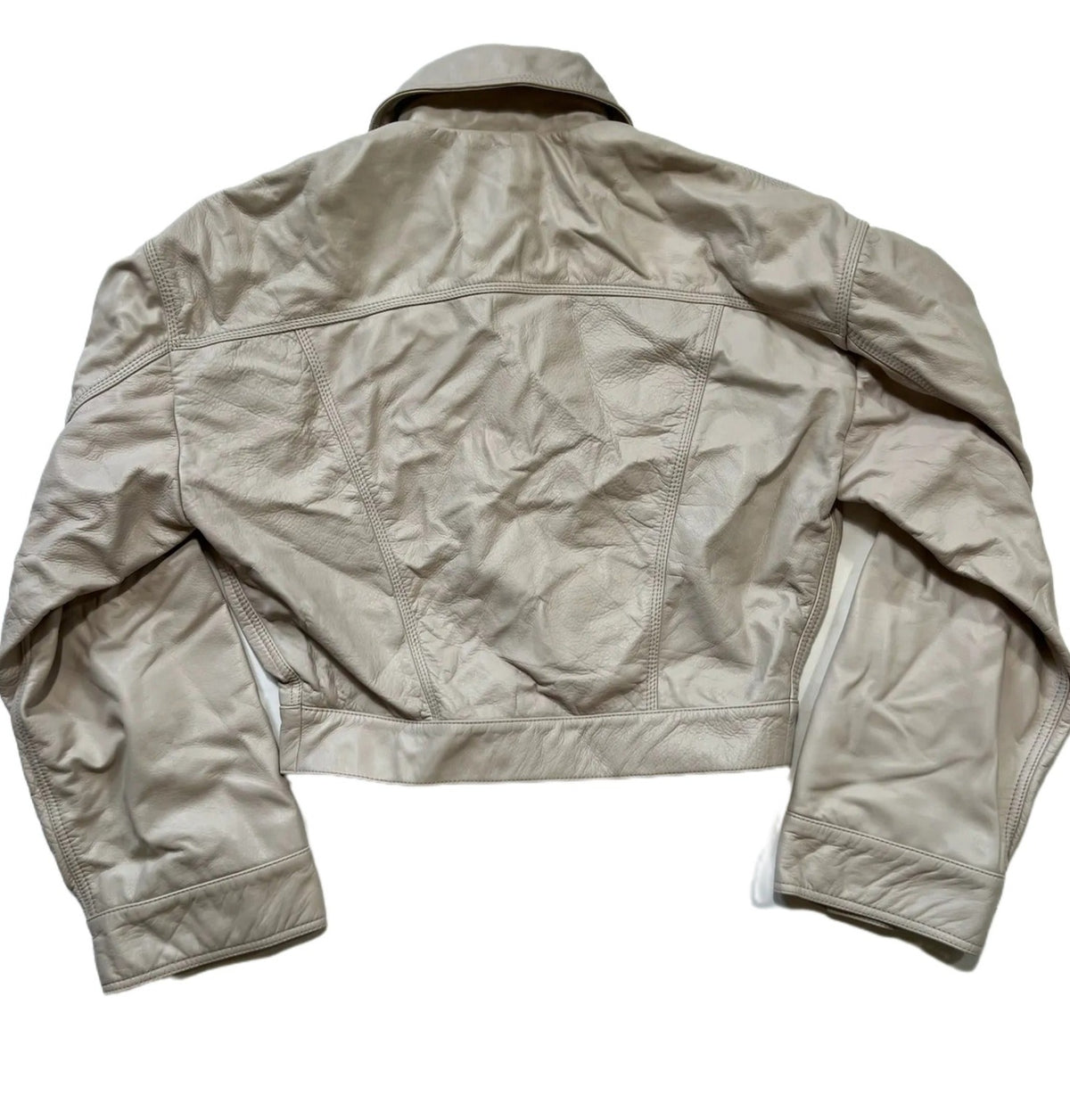 L'Academia- Tan Leather Jacket