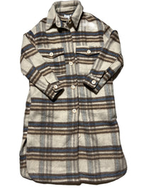 Mable- Plaid Trench Coat