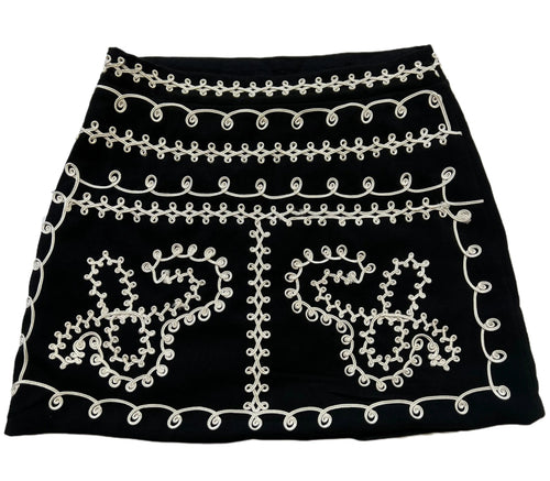 Millau- Black and White Mini Skirt